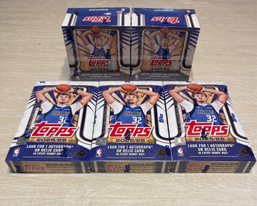 5X Lot 2025-26 Topps Basketball 2X Jumbo 3X Hobby