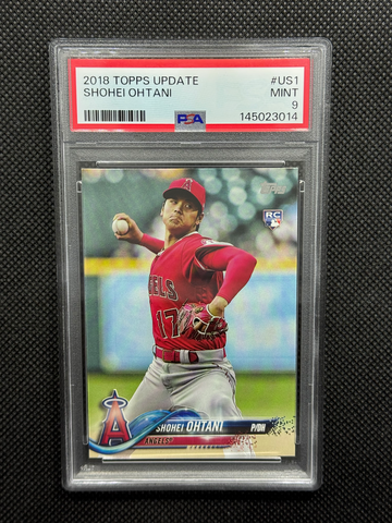 2018 Topps Update Shohei Ohtani RC Rookie PSA 9