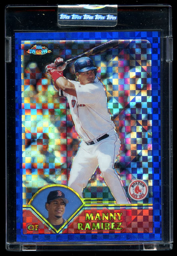 2003 Topps Chrome Xfractor #365 Manny Ramirez /57