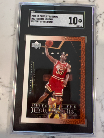 2000 UD Century Legends #67 Michael Jordan SGC 10
