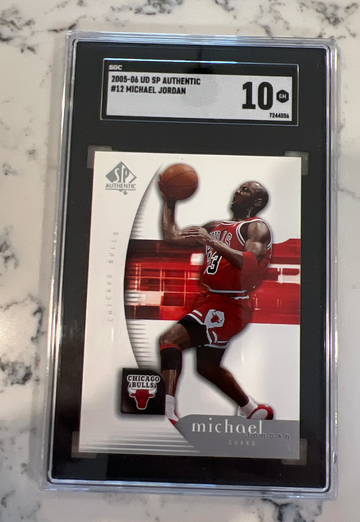 2005-06 UD SP Authentic #12 Michael Jordan SGC 10