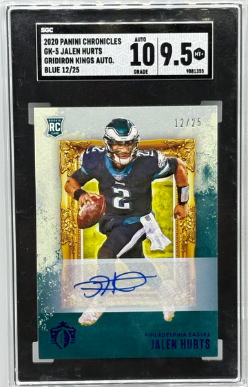 Jalen Hurts RC Auto Gk-5 Blue 12/25