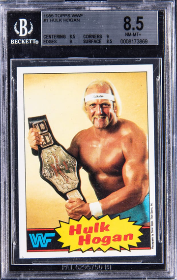1985 Topps WWF Hulk Hogan #1 