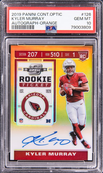 Kyler Murray RC Orange Auto
