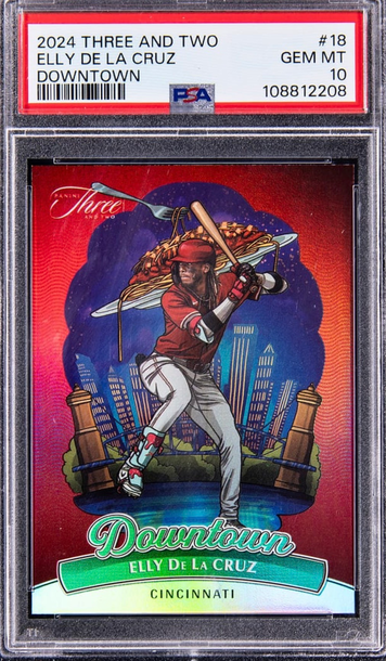 2024 Elly De La Cruz Downtown Three and Two PSA 10