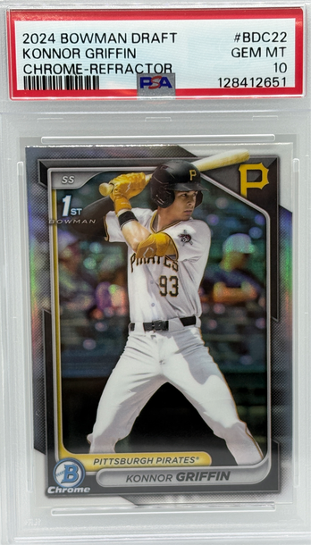 Konnor Griffin 2024 Bowman Draft RC BDC22 PSA 10