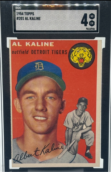 1954 Topps Al Kaline Rookie #204 SGC 4