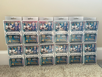 (12) 2021 NFL Football Prizm Hanger Box