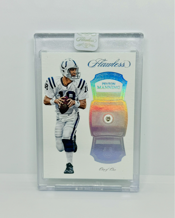 2017 Panini Flawless PEYTON MANNING Platinum Diamond 1/1