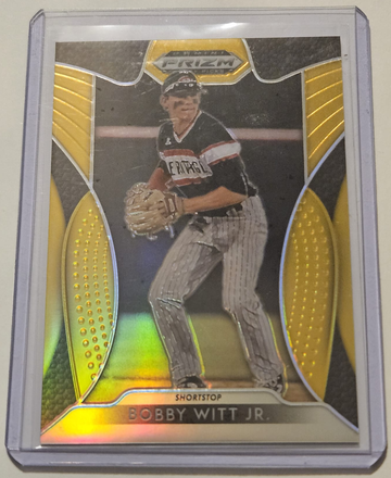 2019 Prizm Draft Picks Bobby Witt Jr. Gold /10 Royals SSP