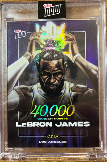 2024 Topps Now LeBron James LJ-40K