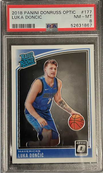 2018-19 Panini Donruss Optic - Rated Rookie #177 Luka Dončić 