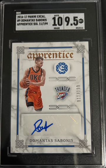 2016-17 Panini Excalibur - Apprentice Signatures #9 Domantas Sabonis /199 