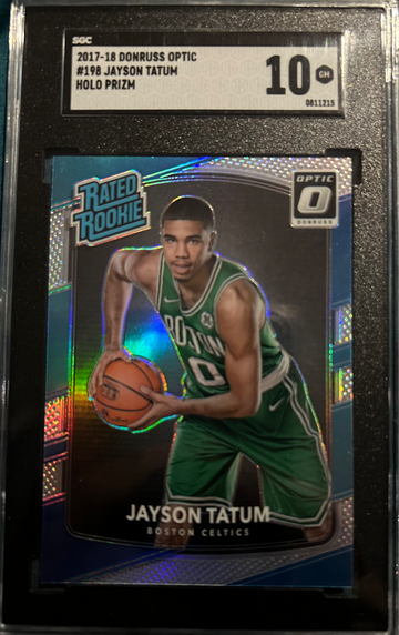 2017 Donruss Optic Jayson Tatum #198 Holo Prizm