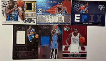 Kevin Durant Numbered Patch Jersey Lot