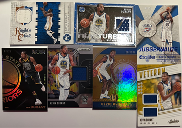 Kevin Durant Patch, Gold, Numbered Lot