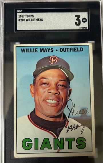 1967 Topps #200 Willie Mays