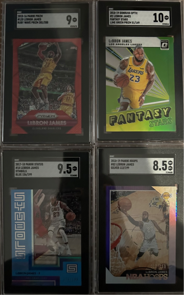 Lebron James Graded Numbered Lot