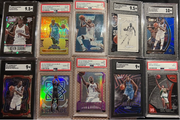 Kevin Durant Graded Most Numbered Cracked Ice Prizm