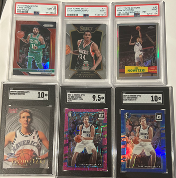 Kyrie Irving, Giannis Antetokounmpo, Dirk Nowitzki Lot