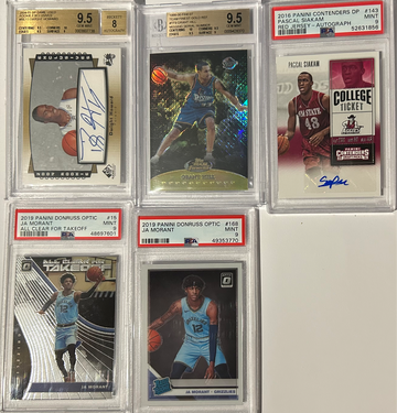 Mix Lot Dwight Howard Auto, Grant Hill Refractor