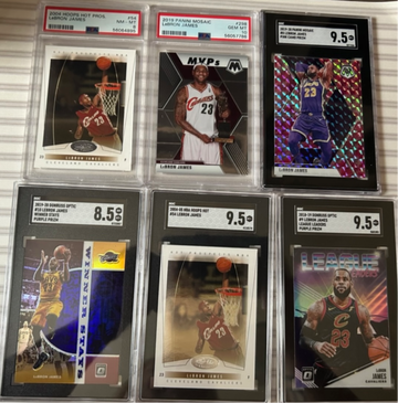 Lebron James Graded Lot