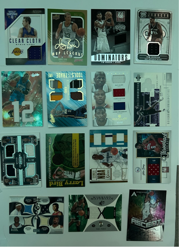 NBA Patch Lot NBA Jersey/Shorts Patch Auto Lot Ming Paul Erving Bird Howard Duncan