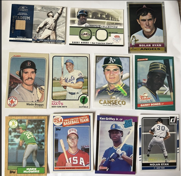 MLB Baseball Lot Canseco Griffey Ryan
