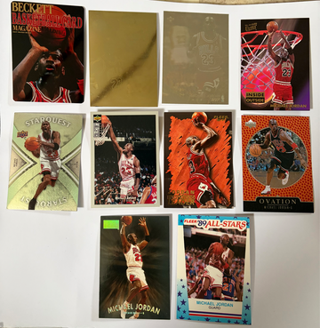 Michael Jordan Lot Beckett Cover /400 Starquest, Fleer