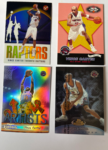 Vince Carter Lot Gold Refractor, 1st Edition