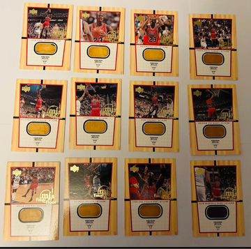 Michael Jordan Floor 2000 Upper Deck MJ's Final Floor Michael Jordan Complete Set FF1-FF12 Patch