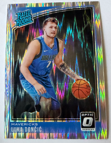 2018-19 Panini Rated Rookie Shock Prizm Luka Doncic #177