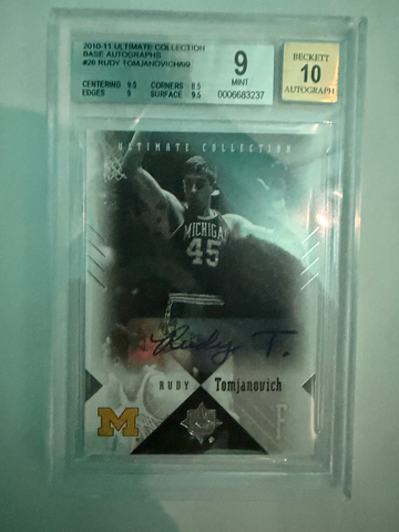 2010-11 Ultimate Collection Autographs #26 Rudy Tomjanovich /99