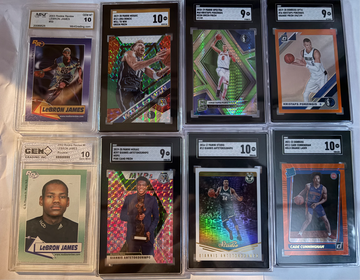 Graded Card Lot Lebron James Luka Doncic 