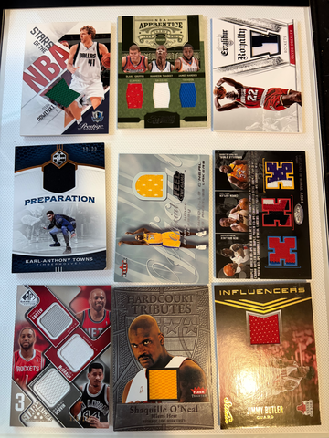 Patch NBA Lot Shaq /50 Dirk Carter 