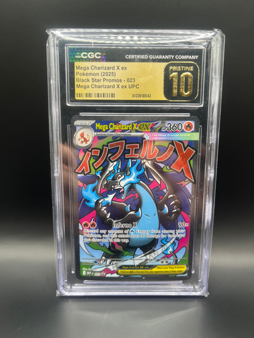 2025 Mega Charizard X UPC Promo CGC 10 Pristine 