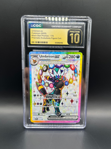 2025 Pokemon Umbreon 176 Black Star Promo CGC 10 Pristine