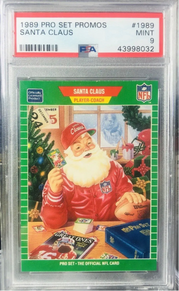 1989 Pro Set Santa Claus #1989 PSA 9