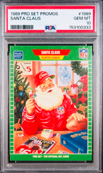 1989 Pro Set Santa Claus 1989 PSA 10