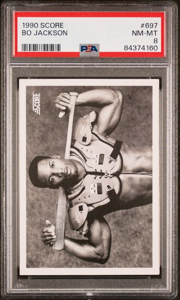 1990 Score Bo Jackson #697 PSA 8 NM-MT 