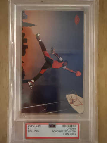 1985 Nike Michael Jordan Promo NM-MT PSA-8