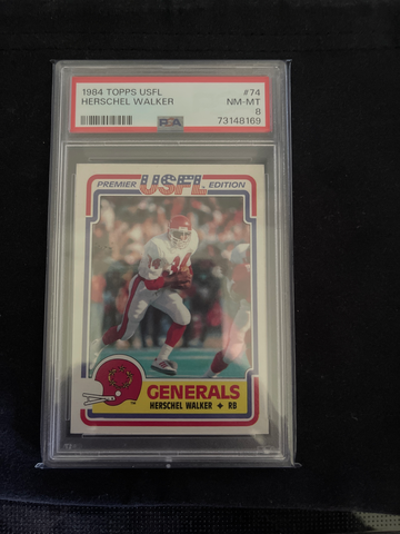 1984 Topps USFL Herschel Walker XRC
