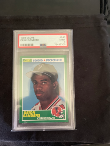 1989 Deion Sanders score rookie