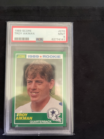 1989 Score Troy Aikman Rookie
