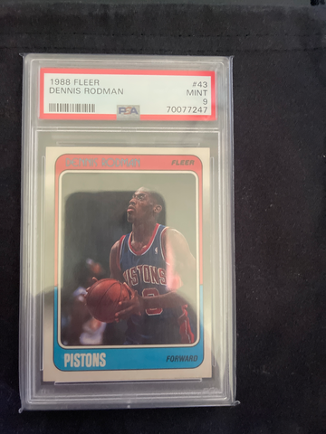 1988 Dennis Rodman Fleer Rookie 