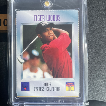 1996 tiger woods SI for kids rookie