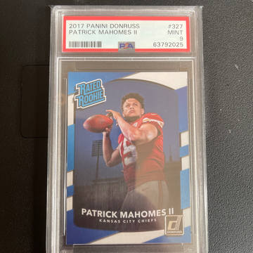 patrick mahomes donruss rookie mint