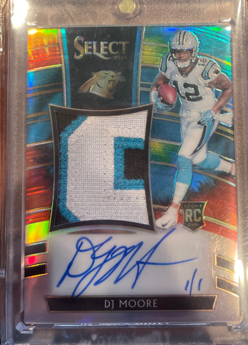 2018 DJ Moore Select tie dye RPA 1/1