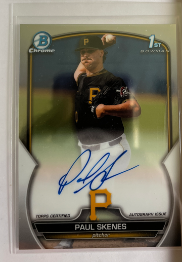 Paul Skenes 1st bowman auto
