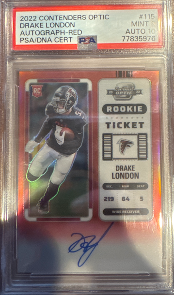 2022 optic contenders drake london rookie